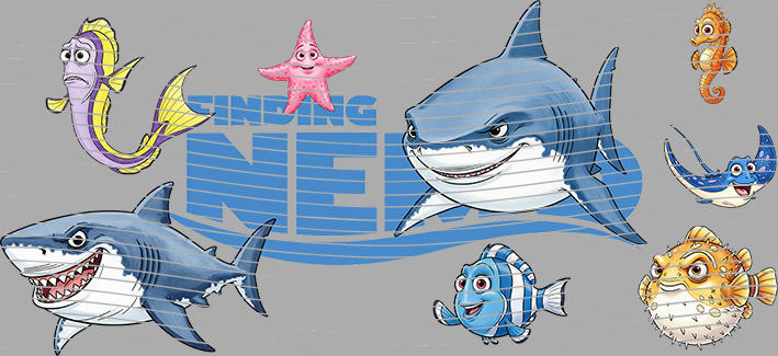 16oz Finding Nemo-N8-62